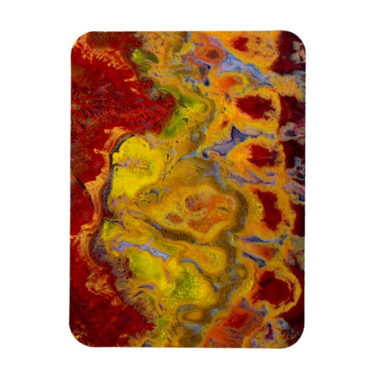 Rote Crayola Jasper Magnet (Vertikal)