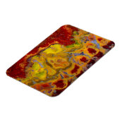 Rote Crayola Jasper Magnet (Linke Seite)