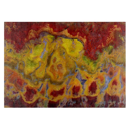 Rote Crayola Jasper Schneidebrett (Vorderseite)