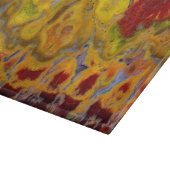 Rote Crayola Jasper Schneidebrett (Ecke)