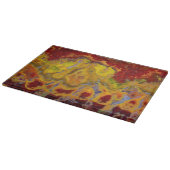Rote Crayola Jasper Schneidebrett (Ecke)