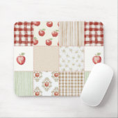 Rote Creme Grüne Äpfel Mousepad (Mit Mouse)