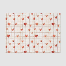 Rote Creme Herz Abstrakt