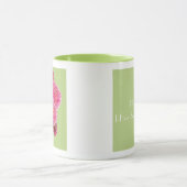 Rote Creme Phal. Orchideen Kaffeetasse Becher (Zentrum)