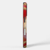 Rote Cricket Bälle Abstrakte Art Print Design Case-Mate iPhone Hülle (Rückseite / Rechts)