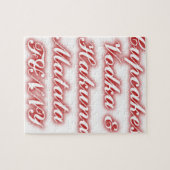 Rote Cupcakes Vodka Hakuna Matata FUNNY. Puzzle (Horizontal)