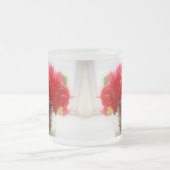 Rote Cyclamen-Blume Mattglastasse (Mittel)