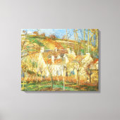 Rote Dächer, Dorfecke, Winter durch Pissarro Leinwanddruck (Vorderseite)