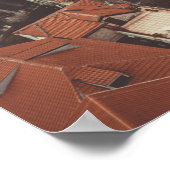 Rote Dächer von Kotor (Montenegro) Poster (Ecke)