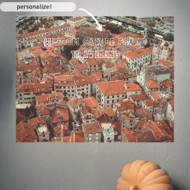 Rote Dächer von Kotor (Montenegro) Poster