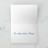 Rote Dackel Angel Karte (Innenseite)