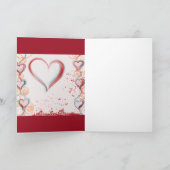 Rote Dackel Dankeskarte (Innenseite)