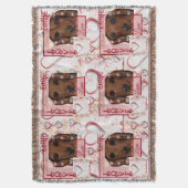 Rote Dackel Decke (Vorderseite Vertikal)