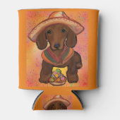 Rote Dackel Dosenkühler (Vorderseite)