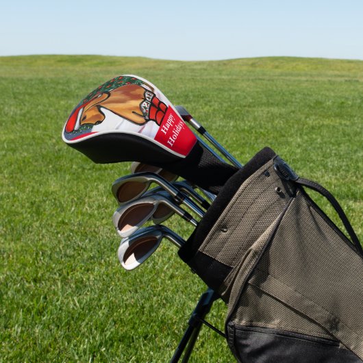 Rote Dackel Golf Headcover (In SItu)