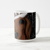 Rote Dackel Kaffeetasse (VorderseiteRechts)