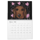Rote Dackel Kalender (Feb 2026)