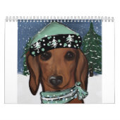 Rote Dackel Kalender (Titelbild)