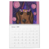Rote Dackel Kalender (Jan 2027)