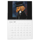 Rote Dackel Kalender (Jan 2027)