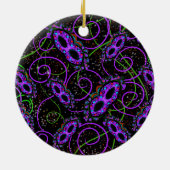 Rote Dackel Keramik Ornament (Hinten)