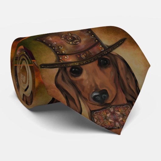 ROTE DACKEL KRAWATTE (Gerollt)