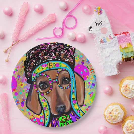 ROTE DACKEL PAPPTELLER (Party)