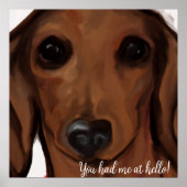 ROTE DACKEL POSTER (Vorne)