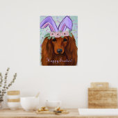 ROTE DACKEL POSTER (Küche)