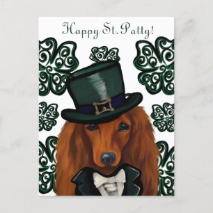 ROTE DACKEL POSTKARTE