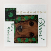 Rote Dackel Puzzle (Horizontal)