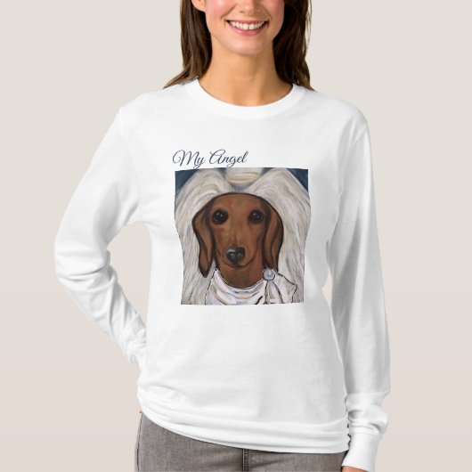 Rote Dackel T-Shirt (Vorderseite)