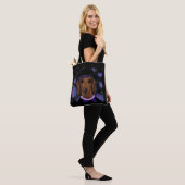 Rote Dackel Tasche (Am Model)