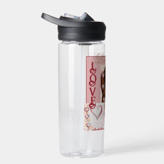 Rote Dackel Trinkflasche (Rechts)