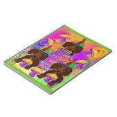 Rote Dackeln Notizblock (Linke Seite)