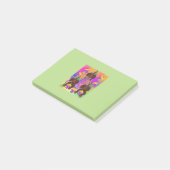 Rote Dackeln Post-it Klebezettel (angewinkelt)