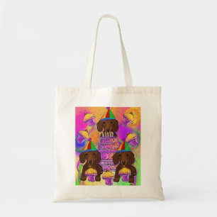 Rote Dackeln Tragetasche