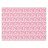 Rote Daisy-Blume im Retro-Hintergrund Sommer Tischdecke (Vorderseite (Horizontal))