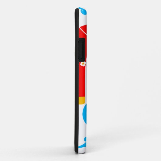 Rote Dala Pferde Case-Mate iPhone Hülle (Hinten/Rechts)