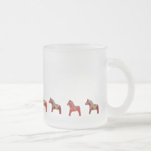 Rote Dalas-Tasse Mattglastasse
