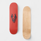 Rote Dämonin Skateboard (Vorderseite)