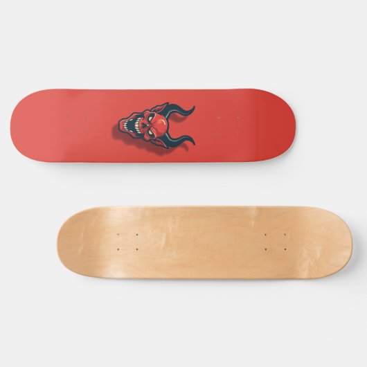 Rote Dämonin Skateboard (Horizontal)