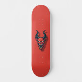 Rote Dämonin Skateboard (Vorderseite)