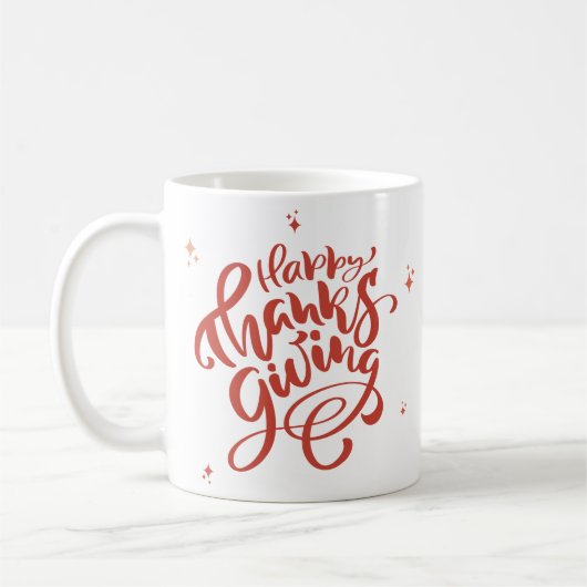 Rote Danke-Kaffeetasse Kaffeetasse (Links)