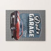 Rote das Camaro des Vaters Garage Puzzle (Horizontal)
