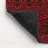 Rote Deco-Spitze Mousepad (Ecke)