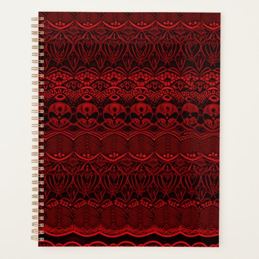 Rote Deco-Spitze Planer (Vorderseite)