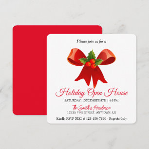 Rote Dekoration für die Weihnachtsbaum-Feiertagska Feiertagskarte