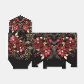 Rote dekorative Blume Geschenkboxen Geschenkschachtel (Ungefaltet)