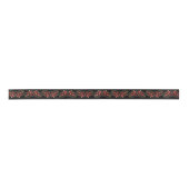Rote dekorative Blume Holiday Satin Ribbon Satinband (Vorderseite)